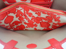 画像をギャラリービューアに読み込む, - TORY BURCH トリーバーチ KERRINGTON ケリントン Red Leaf pattern レッドリーフ柄 Tote Bag トートバッグ