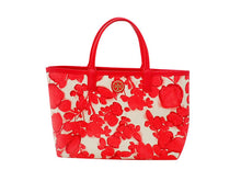 画像をギャラリービューアに読み込む, - TORY BURCH トリーバーチ KERRINGTON ケリントン Red Leaf pattern レッドリーフ柄 Tote Bag トートバッグ