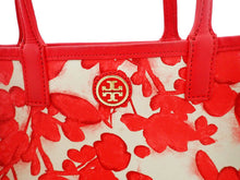 画像をギャラリービューアに読み込む, - TORY BURCH トリーバーチ KERRINGTON ケリントン Red Leaf pattern レッドリーフ柄 Tote Bag トートバッグ