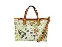 画像をギャラリービューアに読み込む, - TORY BURCH トリーバーチ Flower pattern 2way Tote Bag 花柄 2WAY トートバッグ