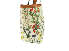 画像をギャラリービューアに読み込む, - TORY BURCH トリーバーチ Flower pattern 2way Tote Bag 花柄 2WAY トートバッグ
