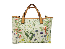 画像をギャラリービューアに読み込む, - TORY BURCH トリーバーチ Flower pattern 2way Tote Bag 花柄 2WAY トートバッグ