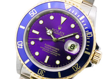 画像をギャラリービューアに読み込む, - ロレックス サブマリーナデイト ヴァイオレット/パープル 16613 SS/YG