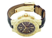 画像をギャラリービューアに読み込む, - ブルガリ ディアゴノ クロノグラフ DG40GCH/DG40C11GLDCH YG 世界限定500本