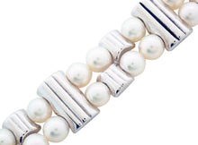 画像をギャラリービューアに読み込む, ブレスレット K18WG パール ダイヤ