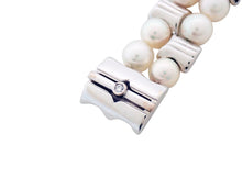 画像をギャラリービューアに読み込む, ブレスレット K18WG パール ダイヤ