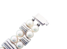 画像をギャラリービューアに読み込む, ブレスレット K18WG パール ダイヤ