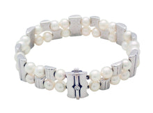 画像をギャラリービューアに読み込む, ブレスレット K18WG パール ダイヤ