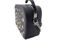 画像をギャラリービューアに読み込む, - JIMMY CHOO ジミーチュウ LULLABY ララバイ Metal Mix Star Studded メタル ミックス スタースタッズ付き Pochette Shoulder Bag ポシェット ショルダーバッグ