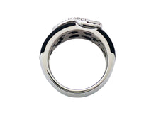 画像をギャラリービューアに読み込む, ポンテ・ヴェキオ リング ハート K18WG オニキス ダイヤ0.21 #12