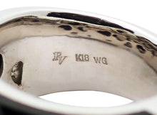 画像をギャラリービューアに読み込む, ポンテ・ヴェキオ リング ハート K18WG オニキス ダイヤ0.21 #12