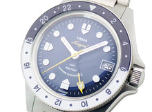 画像をギャラリービューアに読み込む, - YEMA イエマ ネイビーグラフマリーンナショナルGMT YNAV23MN-AMS