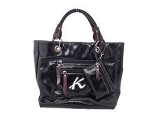 画像をギャラリービューアに読み込む, - Kitamura2 キタムラ2 Enamel Tote Bag with Pouch ポーチ付き エナメル トートバッグ