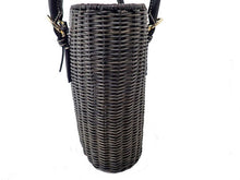 画像をギャラリービューアに読み込む, Salvatore Ferragamo サルヴァトーレ フェラガモ GANCINO ガンチーニ Rattan Basket Bag ラタン カゴバッグ DV-21