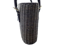画像をギャラリービューアに読み込む, Salvatore Ferragamo サルヴァトーレ フェラガモ GANCINO ガンチーニ Rattan Basket Bag ラタン カゴバッグ DV-21