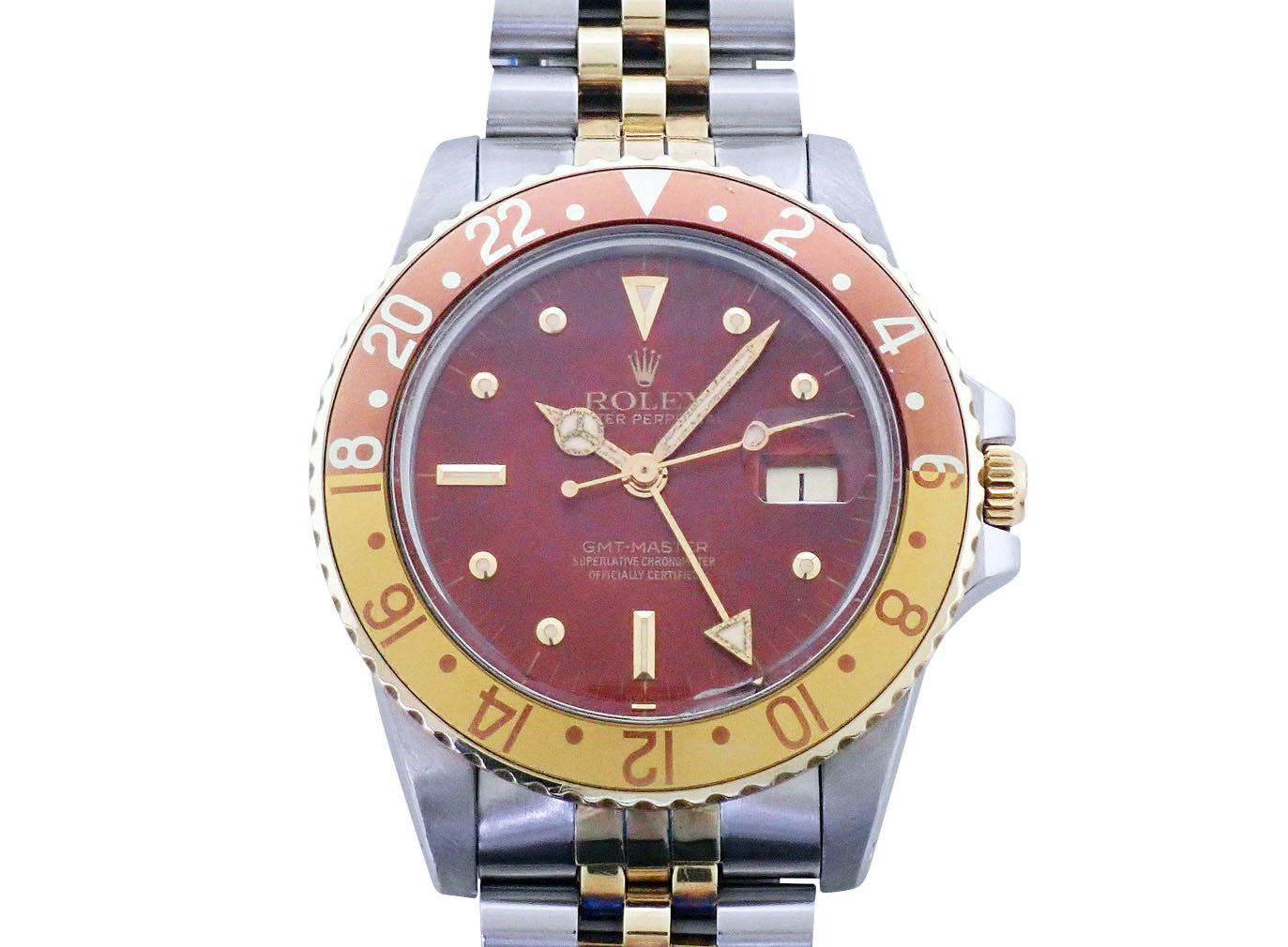 ロレックス GMTマスターI 16753 フジツボ トロピカル SS/YG – 正木屋質店