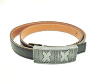 画像をギャラリービューアに読み込む, - HERMES エルメス TOUAREG トゥアレグ 925 Silver Buckle Belt シルバー925バックル ベルト