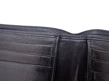 画像をギャラリービューアに読み込む, - CHANEL シャネル Bicolore ビコローレ Double Stitch ダブルステッチ Bi-Fold Wallet Without Coin Purse 小銭入れ無し 二つ折り財布