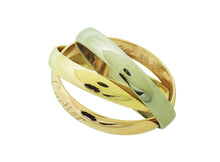 画像をギャラリービューアに読み込む, - カルティエ スリーカラー トリニティリング K18YG・WG・PG
