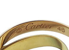 画像をギャラリービューアに読み込む, - カルティエ スリーカラー トリニティリング K18YG・WG・PG