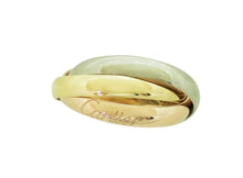 画像をギャラリービューアに読み込む, - カルティエ スリーカラー トリニティリング K18YG・WG・PG