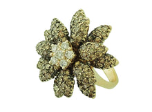 画像をギャラリービューアに読み込む, LeVian ル ヴァン リング フラワー 14KYG チョコレートダイヤ #11