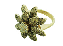 画像をギャラリービューアに読み込む, LeVian ル ヴァン リング フラワー 14KYG チョコレートダイヤ #11