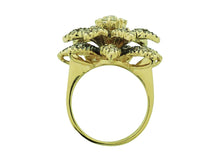 画像をギャラリービューアに読み込む, LeVian ル ヴァン リング フラワー 14KYG チョコレートダイヤ #11
