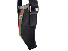 画像をギャラリービューアに読み込む, GUCCI グッチ Sherry Line シェリーライン Nylon Canvas ナイロンキャンバス Pochette Shoulder Bag ポシェット ショルダーバッグ 471454