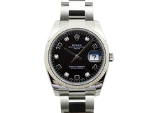 画像をギャラリービューアに読み込む, - ロレックス オイスターパーペチュアルデイト 115234G SS/WG 5Pダイヤ