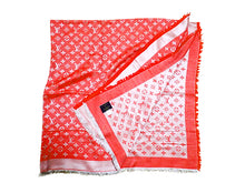 画像をギャラリービューアに読み込む, LOUIS VUITTON ルイヴィトン Monogram Classic Shawl ショール・モノグラム M74008