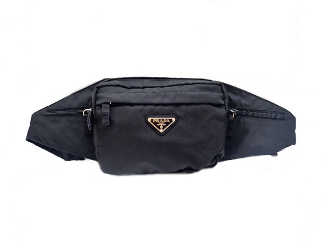 PRADA ボディバッグ ブラック ナイロン PRADA ボディバッグ 黒 ナイロン