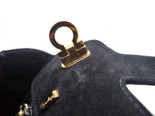 画像をギャラリービューアに読み込む, - Salvatore Ferragamo サルヴァトーレ フェラガモ GANCINO ガンチーニ Nubuck Suede Leather ヌバック スエード レザー 2way Hand Bag 2WAYハンドバッグ BA211716