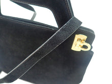 画像をギャラリービューアに読み込む, - Salvatore Ferragamo サルヴァトーレ フェラガモ GANCINO ガンチーニ Nubuck Suede Leather ヌバック スエード レザー 2way Hand Bag 2WAYハンドバッグ BA211716