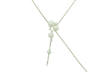 画像をギャラリービューアに読み込む, - 田崎 ネックレス パール K18WG ダイヤ 0.11
