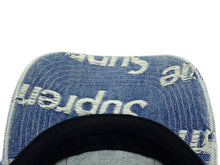 画像をギャラリービューアに読み込む, - Supreme シュプリーム Frayed Logos Denim Camp Cap フライドロゴ デニム キャンプ キャップ 帽子 Made in CHINA