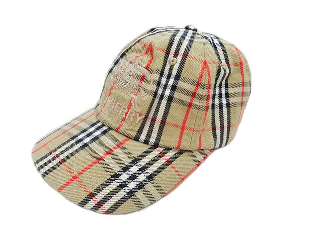 SUPREME × BURBERRY コラボキャップ デニム Supreme Burberry Denim 6-Panel - バーバリー デニム キャップ