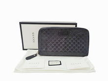 画像をギャラリービューアに読み込む, GUCCI グッチ Micro Gucci Sima マイクロ グッチシマ Zip Around Wallet ジップアラウンド ウォレット OUTLET アウトレット 449391