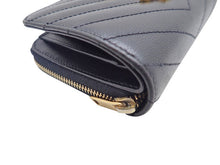 画像をギャラリービューアに読み込む, YSL SAINT LAURENT サンローラン CASSANDRE MATELASSÉ カサンドラ マトラッセ Monogram Compact Zip Around Wallet in Grain De Poudre Leather モノグラム コンパクト ジップアラウンド ウォレット(グレイン ド プードル エンボスレザー) 668288BOW011000