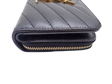 画像をギャラリービューアに読み込む, YSL SAINT LAURENT サンローラン CASSANDRE MATELASSÉ カサンドラ マトラッセ Monogram Compact Zip Around Wallet in Grain De Poudre Leather モノグラム コンパクト ジップアラウンド ウォレット(グレイン ド プードル エンボスレザー) 668288BOW011000