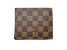 画像をギャラリービューアに読み込む, LOUIS VUITTON ルイヴィトン DAMIER EBENE ダミエ・エベヌ Portefeuille Florin ポルトフォイユ・フロリン N60011 イニシャル入り