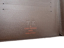 画像をギャラリービューアに読み込む, LOUIS VUITTON ルイヴィトン DAMIER EBENE ダミエ・エベヌ Portefeuille Florin ポルトフォイユ・フロリン N60011 イニシャル入り