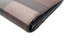 画像をギャラリービューアに読み込む, - BURBERRY バーバリー Check Continental Long Wallet チェック コンチネンタル ロングウォレット 二つ折り 長財布 8036670