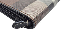 画像をギャラリービューアに読み込む, - BURBERRY バーバリー Check Continental Long Wallet チェック コンチネンタル ロングウォレット 二つ折り 長財布 8036670