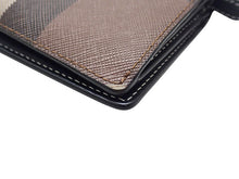 画像をギャラリービューアに読み込む, - BURBERRY バーバリー Check Continental Long Wallet チェック コンチネンタル ロングウォレット 二つ折り 長財布 8036670