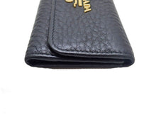 画像をギャラリービューアに読み込む, PRADA プラダ VITELLO GRAIN ヴィッテロ グレイン レザー 6 Key Case 6連キーケース OUTLET アウトレット 1PG222