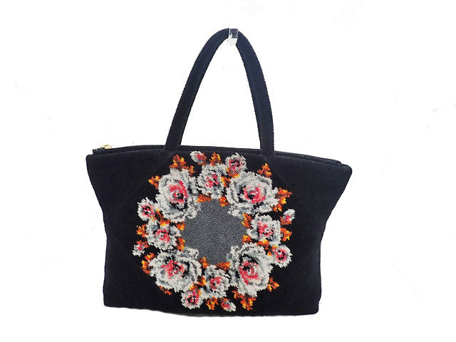 フェイラー 花柄レース トートバッグ新品 FEILER フェイラー Flower Wreath Pattern フラワーリース柄
