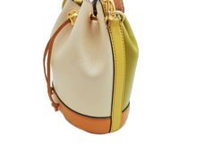 画像をギャラリービューアに読み込む, TORY BURCH トリーバーチ Color Block カラーブロック Small Bucket 2way Shoulder Bag スモール バケット 2WAY 巾着 ショルダーバッグ