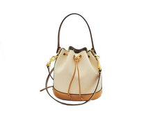 画像をギャラリービューアに読み込む, TORY BURCH トリーバーチ Color Block カラーブロック Small Bucket 2way Shoulder Bag スモール バケット 2WAY 巾着 ショルダーバッグ