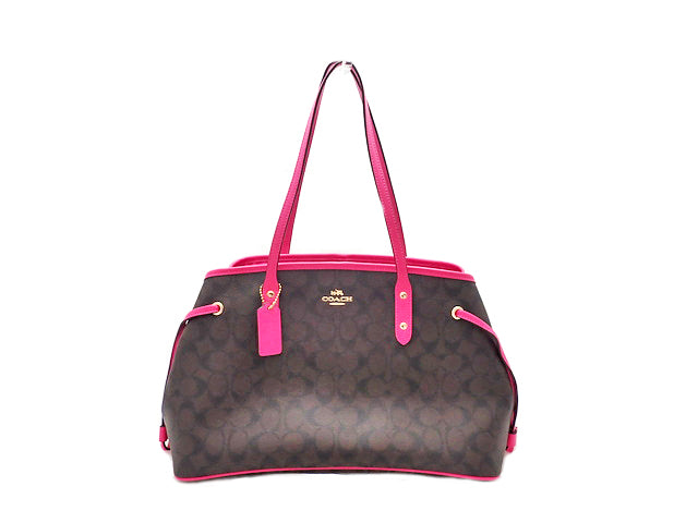 COACH コーチ Drawstring Carryall In Signature ドロー